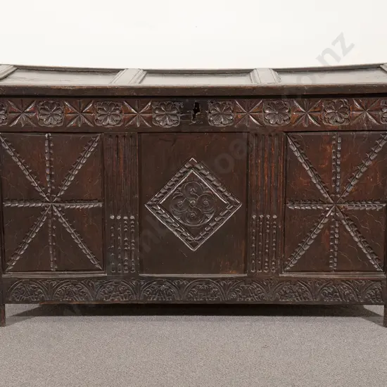 Early C18th Oak Coffer