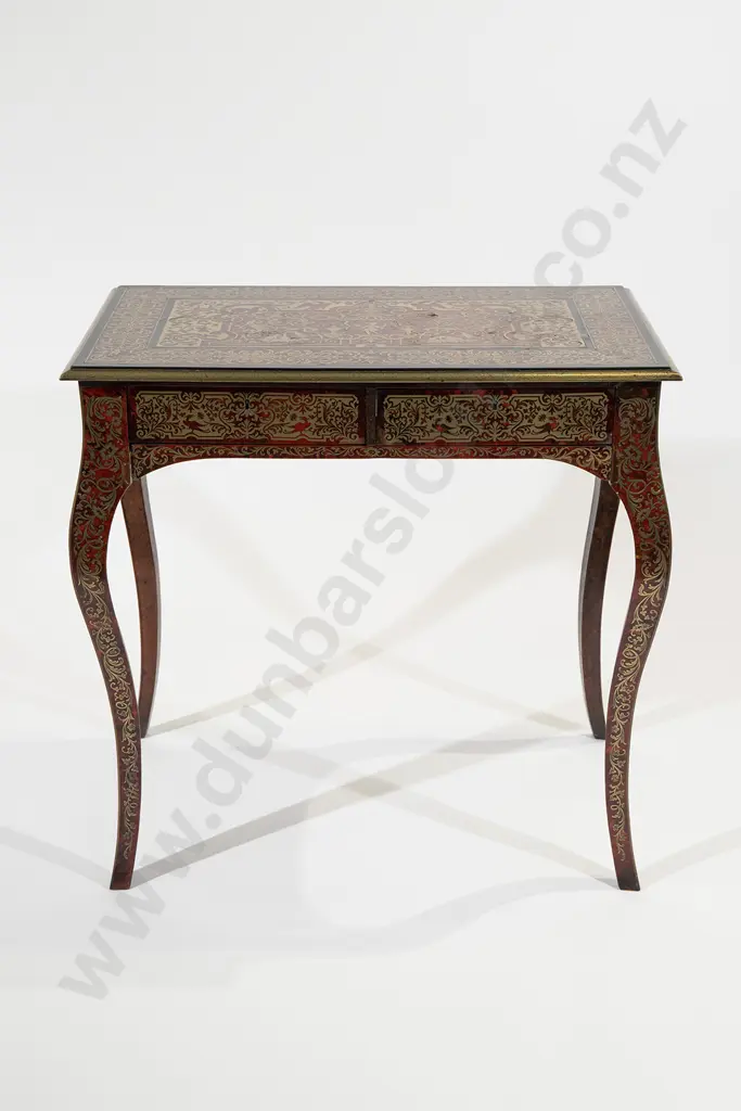 Rare & Fine C19th French Boulle Sewing Table Image 1++