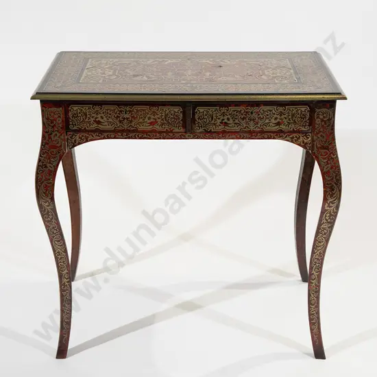 Rare & Fine C19th French Boulle Sewing Table