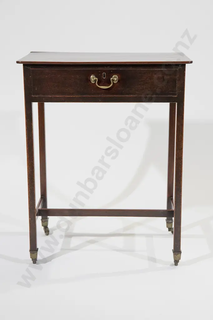 Geo III Mahogany Oblong Side Table Image 1++
