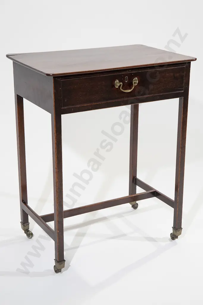 Geo III Mahogany Oblong Side Table Image 1++
