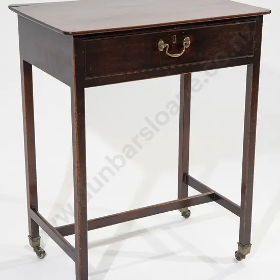 Geo III Mahogany Oblong Side Table