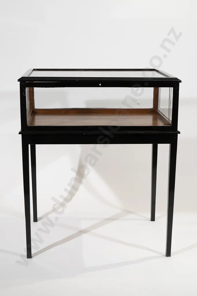 Ebonized Curio Cabinet Image 1++
