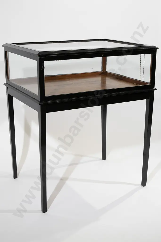 Ebonized Curio Cabinet Image 1++