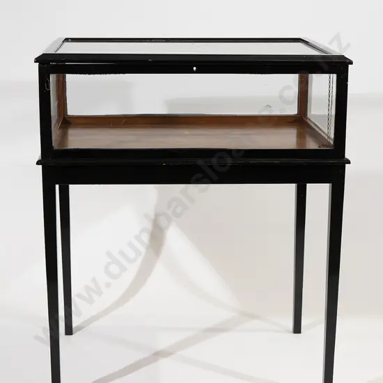Ebonized Curio Cabinet