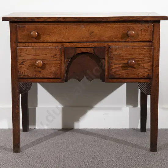 Geo III Oak Lowboy