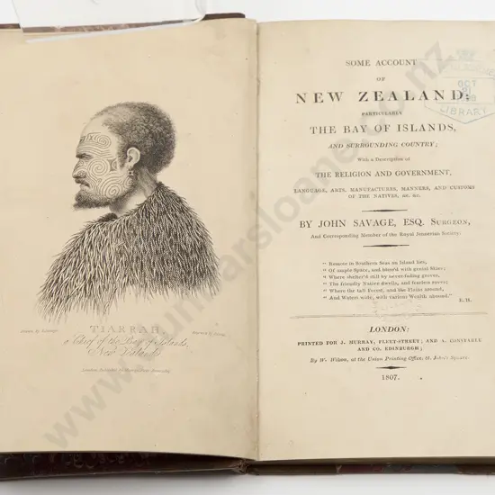 Savage John - Some Account Of New Zealand