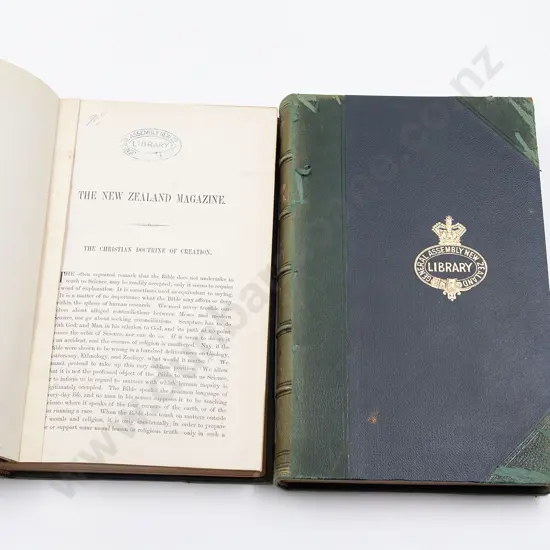 (-) The New Zealand Magazine Volumes I & II 1876-1877