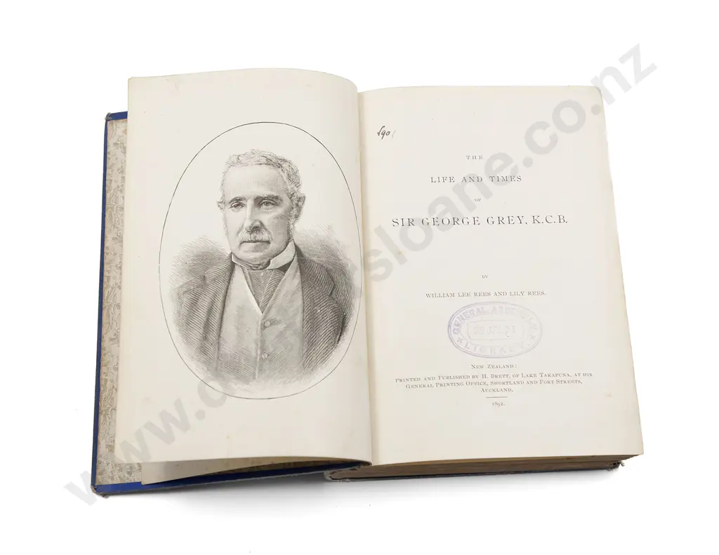 Rees William Lee & Lily - The Life And Times Of Sir George Grey Image 1++