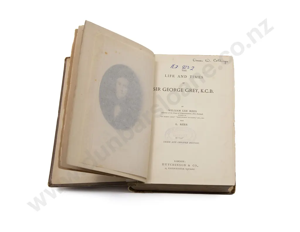 Rees william Lee - The Life And Times Of Sir George Grey Image 1++