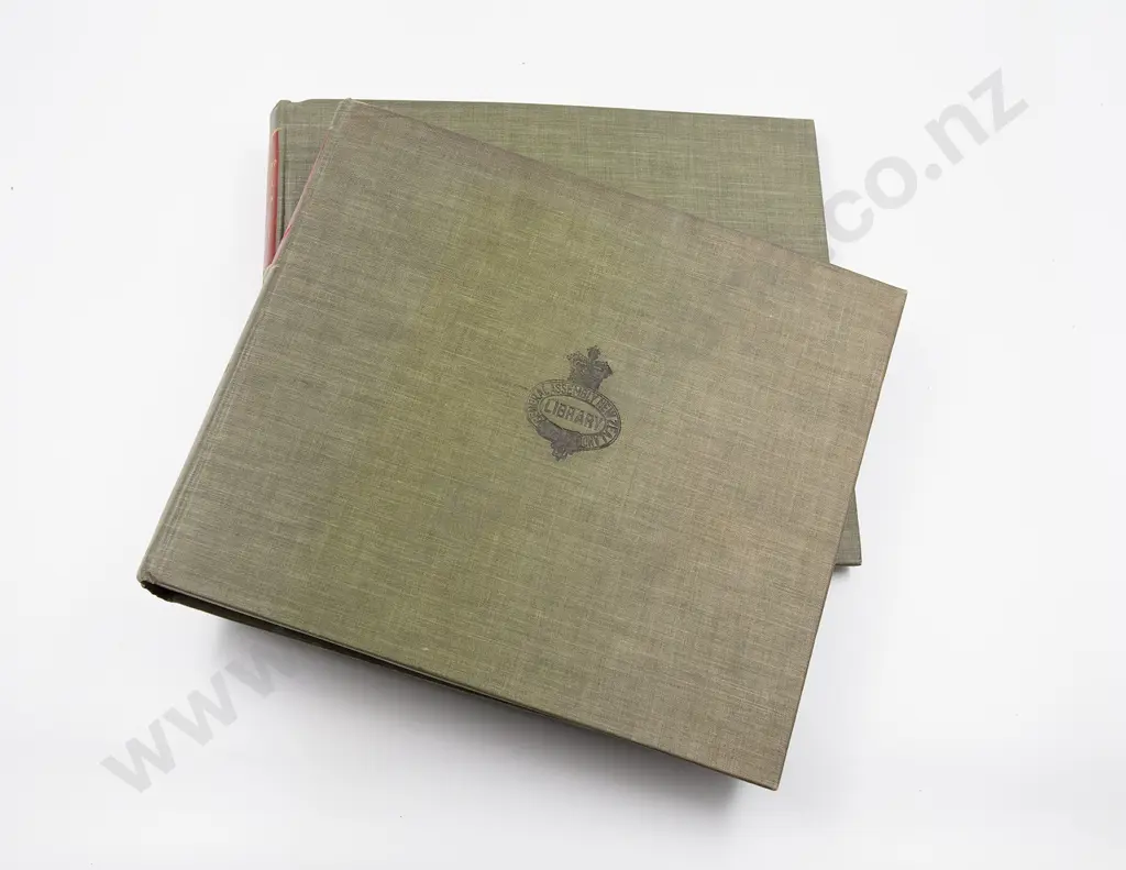 2 Bound Volumes Of New Zealand Centennial Exhibition 1939-40 Booklets Image 1++