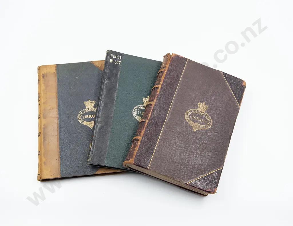 Three 19th Century New Zealand Travel Volumes Image 1++