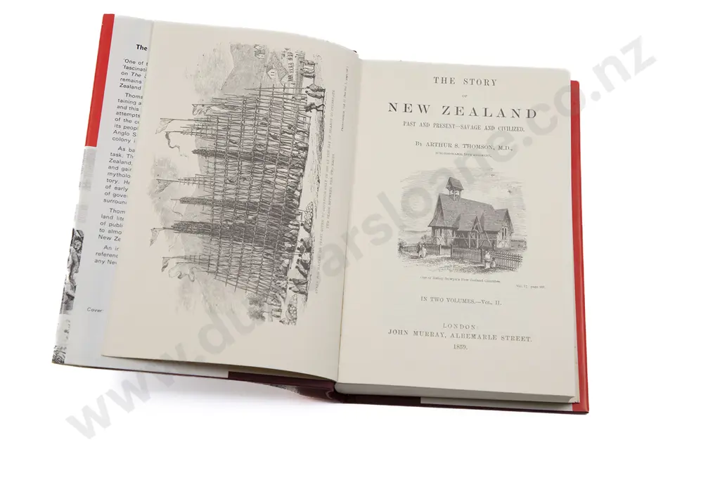 Thomson Arthur S - The Story of New Zealand (2 Volumes) Image 1++