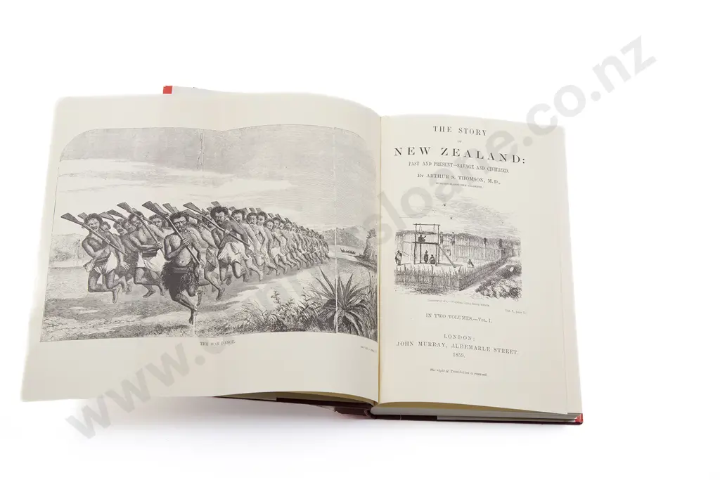 Thomson Arthur S - The Story of New Zealand (2 Volumes) Image 1++