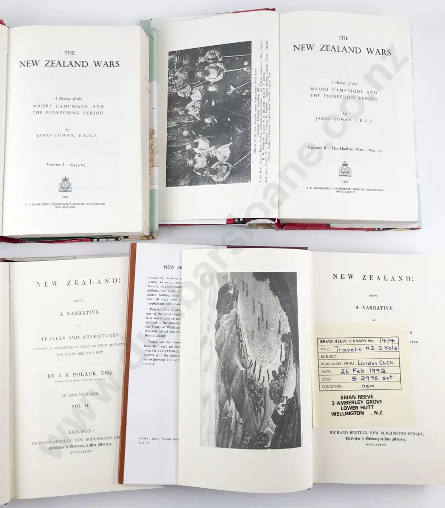 Cowan James - The New Zealand Wars (2 Volumes) Image 1++