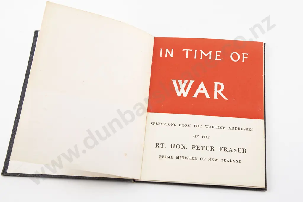 Fraser Rt Hon Peter - In Time Of War Image 1++
