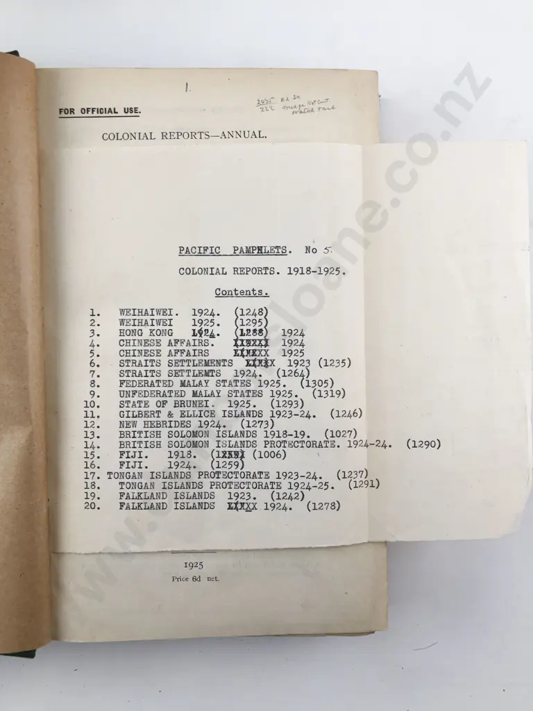 3 Bound Volumes Of Pacific Pamphlets Image 1++