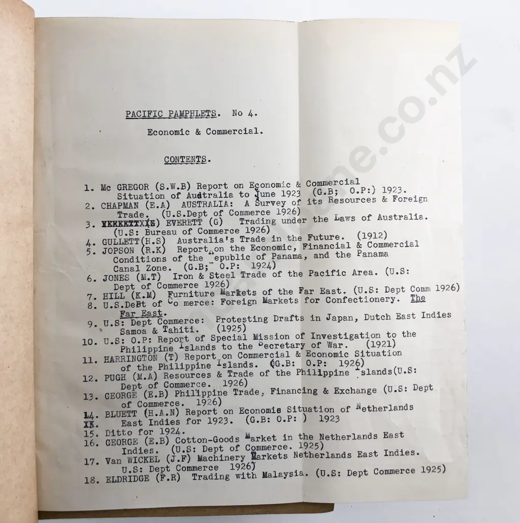 3 Bound Volumes Of Pacific Pamphlets Image 1++
