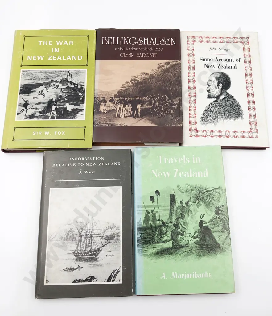5 Capper & Dunmore Press NZ Historical Volumes Image 1++