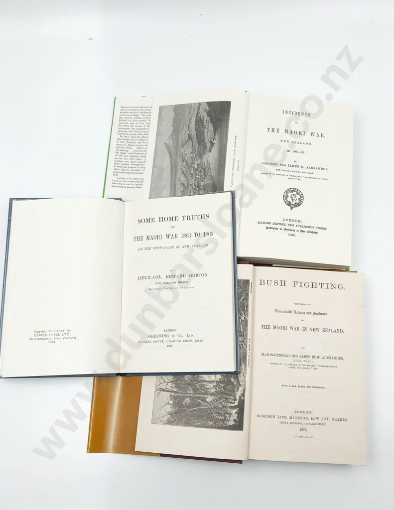 3 Capper Press Maori Wars Related Volumes Image 1++