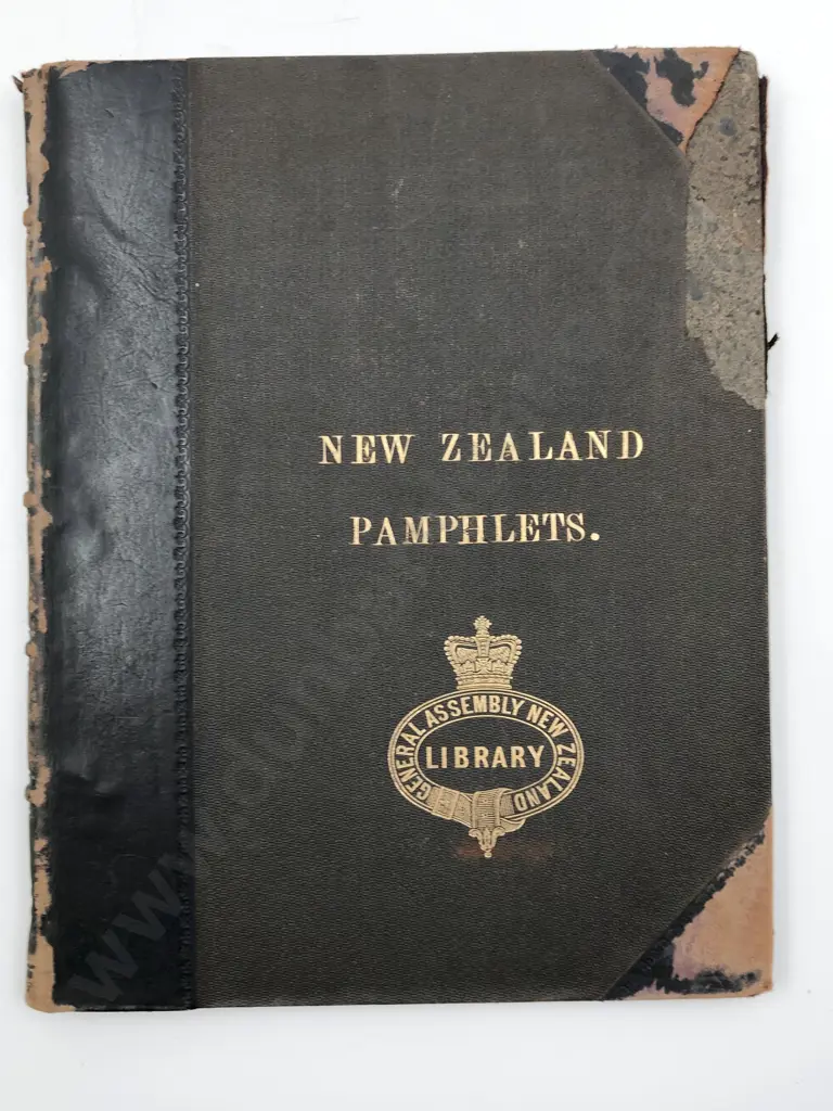 Bound Group Of 5 NZ Historical Pamphlets Image 1++