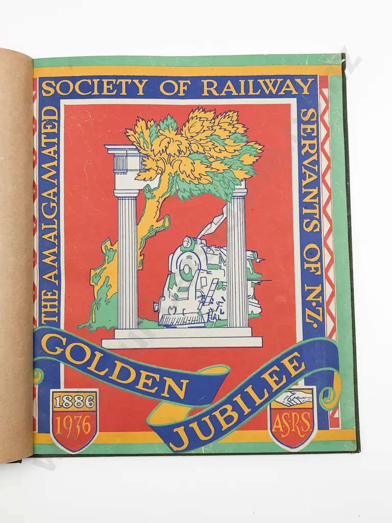 (-) The Amalgamated Society Of Railway Servants Of N.Z. Golden Jubilee Image 1++