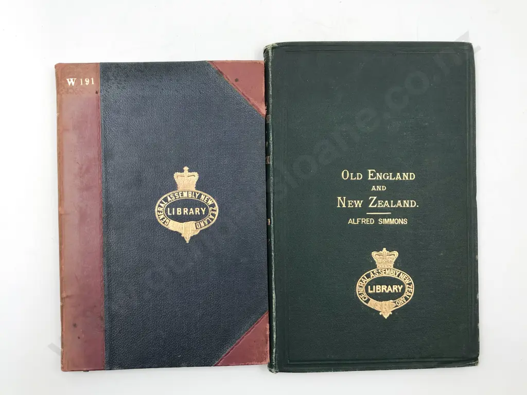 Two Late 19th Century NZ Historical Volumes Image 1++