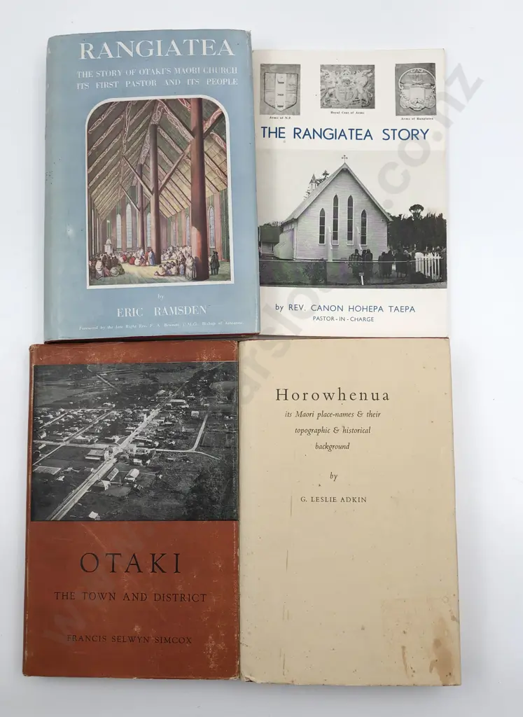 4 Volumes On Otaki Rangiatea & Horowhenua Image 1++