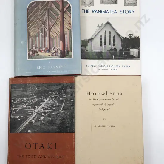 4 Volumes On Otaki Rangiatea & Horowhenua