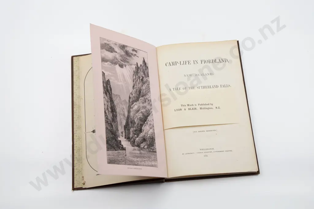 McHutcheson William - Camp-Life In Fiordland New Zealand Image 1++