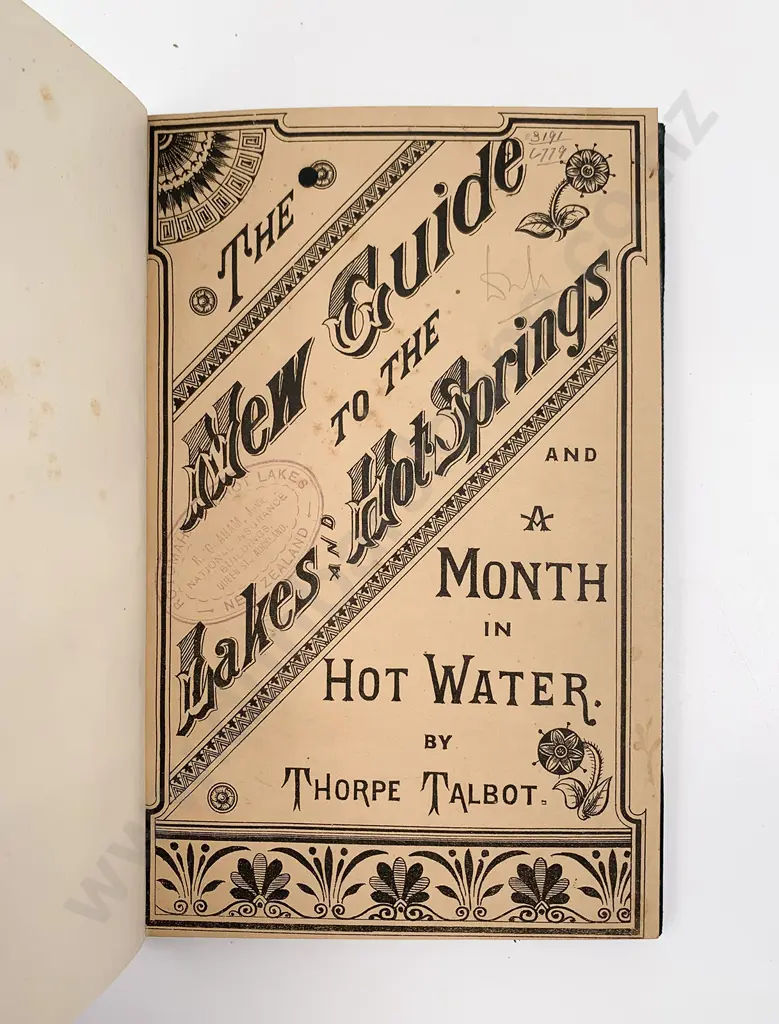 Talbot Thorpe - The New Guide to the Lakes And Hot Springs and A Month In Hot Water. Wilson & Horton Image 1++