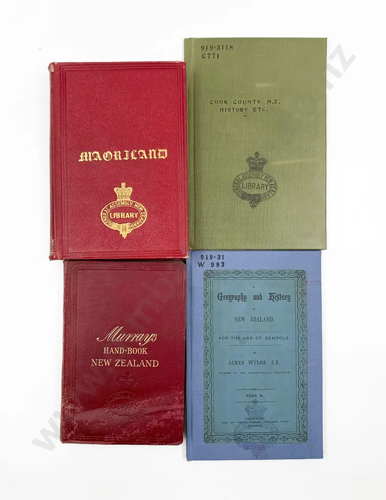 Four Early NZ Travel & Topography Volumes Image 1++