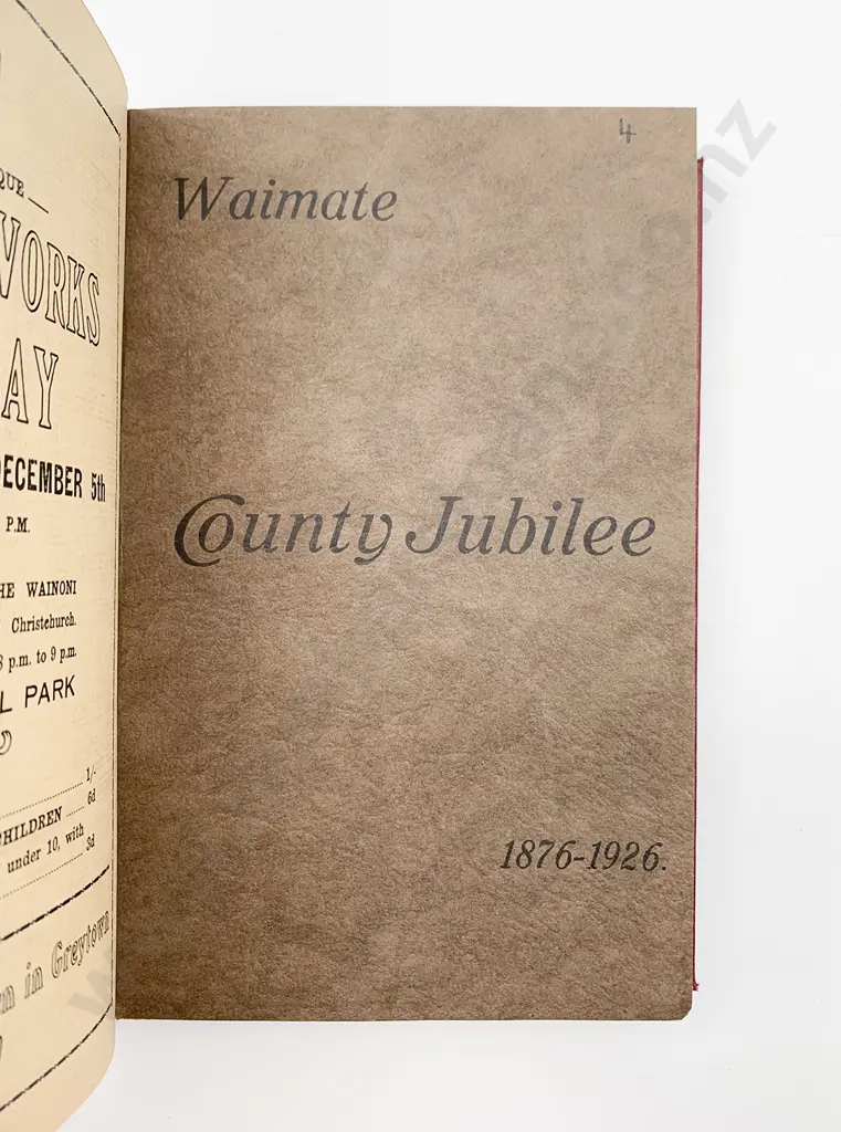 5 Bound Vintage NZ Jubilee Booklets Image 1++