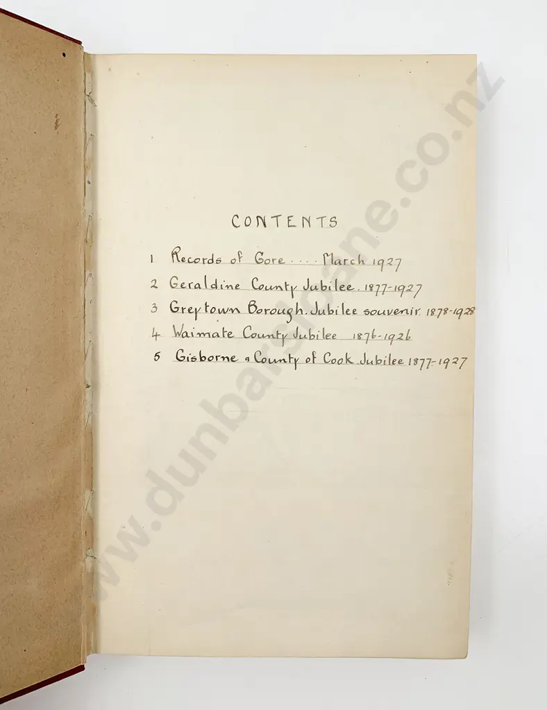 5 Bound Vintage NZ Jubilee Booklets Image 1++