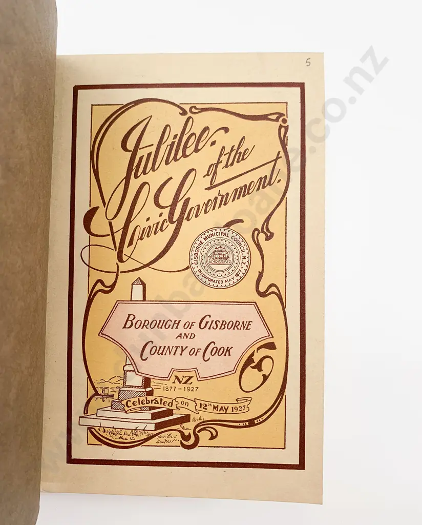 5 Bound Vintage NZ Jubilee Booklets Image 1++