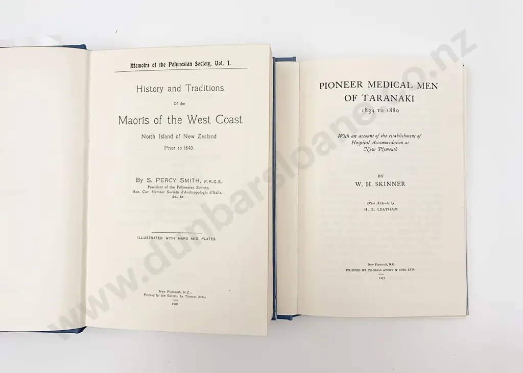 Smith Percy S - History And Traditions Of The Taranaki Coast Image 1++