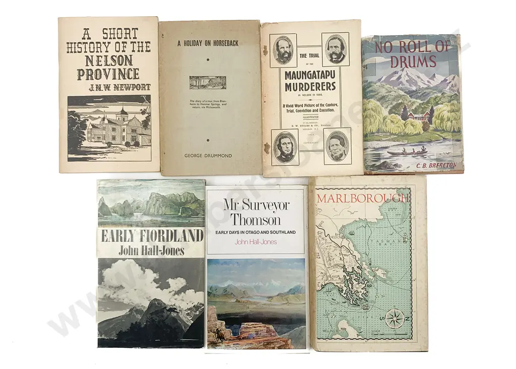 7 Volumes On Nelson/Marlborough, Southland & Fiordland Image 1++