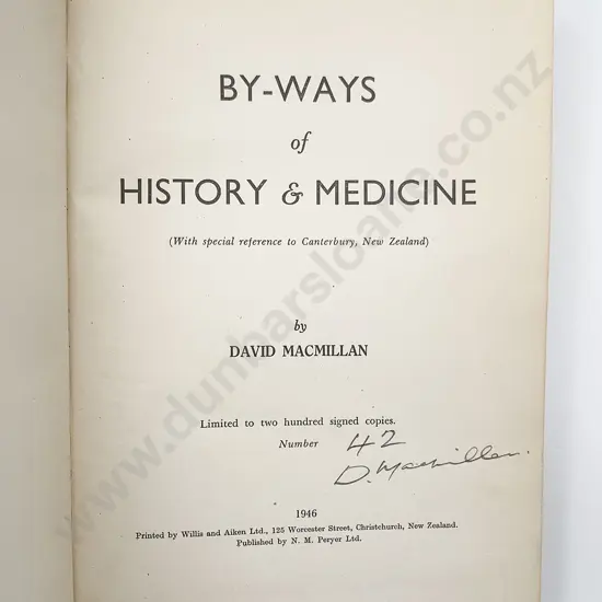 Macmillan David - By-Ways of History & Medicine
