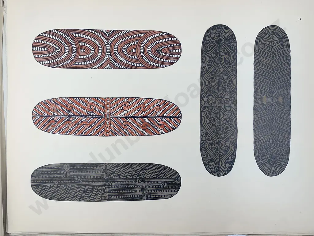 Menzies John Henry - Maori Patterns Painted And Carved Image 1++