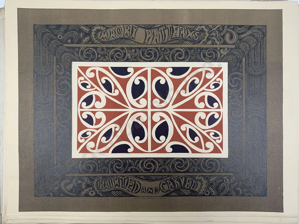 Menzies John Henry - Maori Patterns Painted And Carved Image 1++