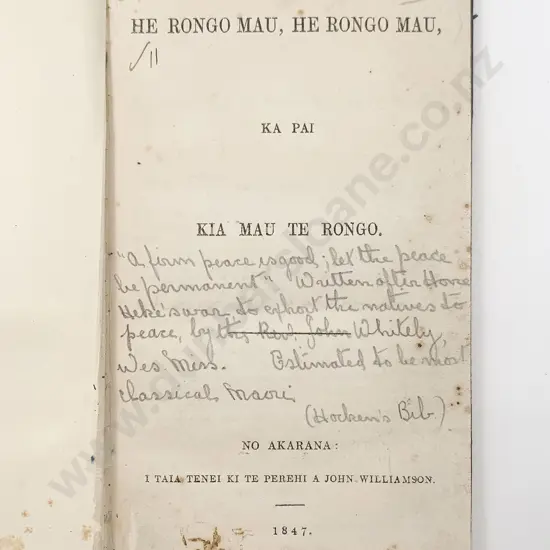 Whitely John - He Rongo Mau He Rongo Mau