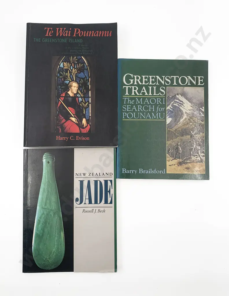 3 Volumes On Pounamu Greenstone Image 1++