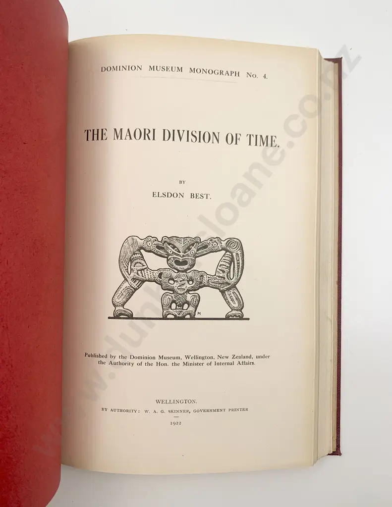 No's 1-7 Bound Dominion Museum Monographs By Elsdon Best Image 1++