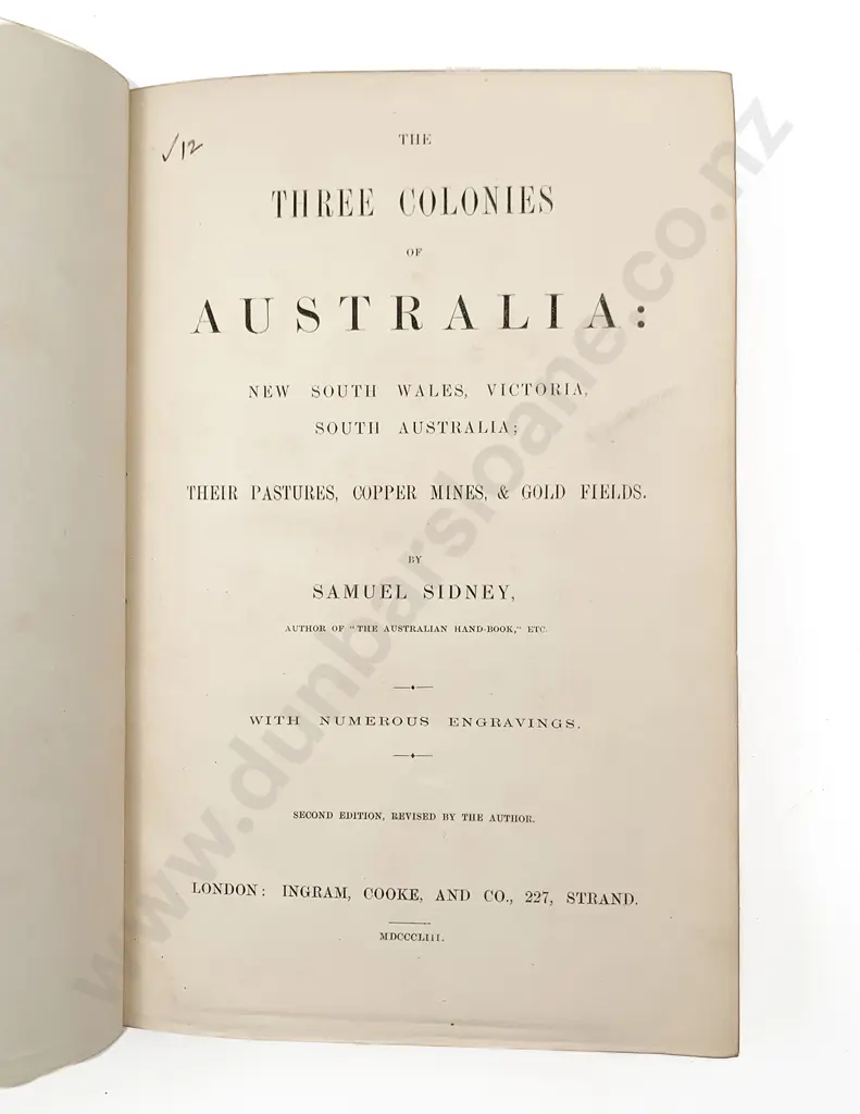 Sidney Samuel - The Three Colonies of Australia Image 1++