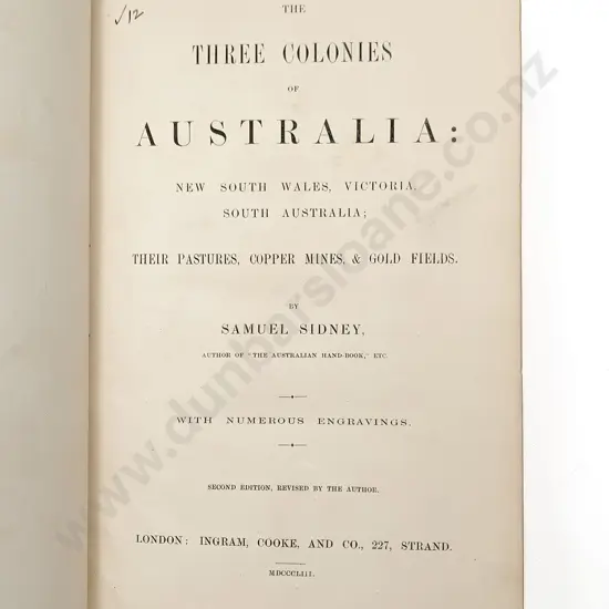Sidney Samuel - The Three Colonies of Australia