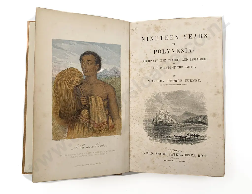 Turner Rev George - Nineteen Years In Polynesia Image 1++