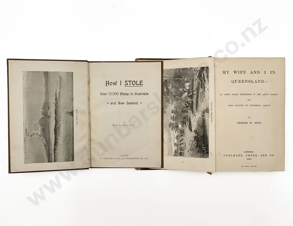 Two 19th Century Australian Volumes . How I Stole Over 10 Image 1++