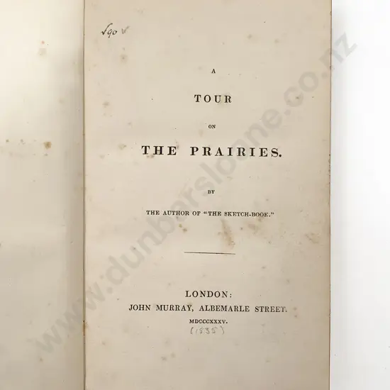 Washington Irving - A Tour On The Prairies