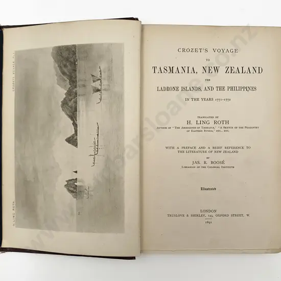 Roth H Ling (Trans) Crozet's Voyage to Tasmania