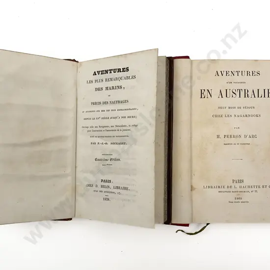 Two C19th French Travel Volumes